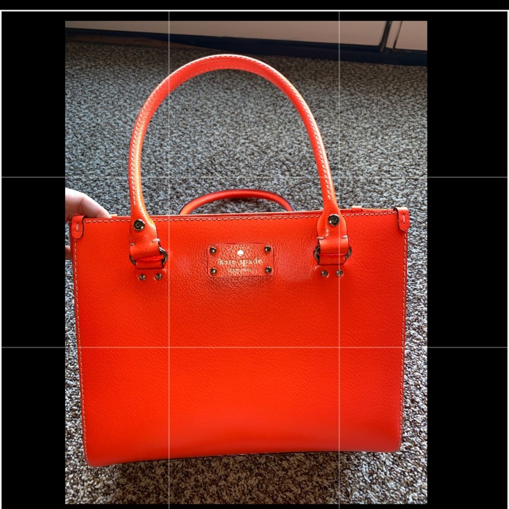 Neon Coral Kate Spade Purse